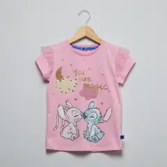 LILO & STITCH - Polera Niña Algodón Lilostitch
