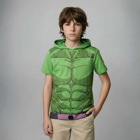 Polera Manga Corta Algodón Niño Verde