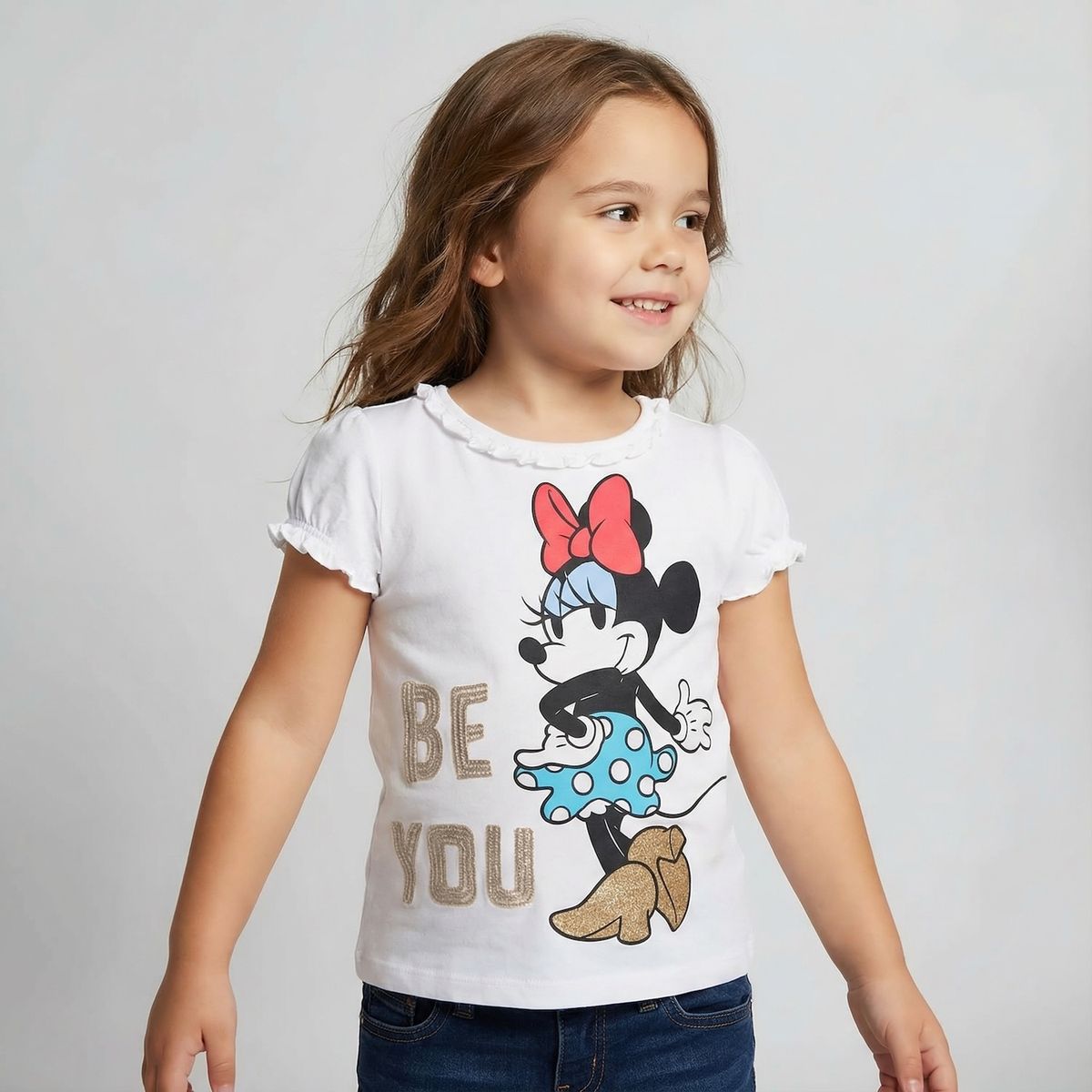 MINNIE - Polera Niña Algodón Minnie