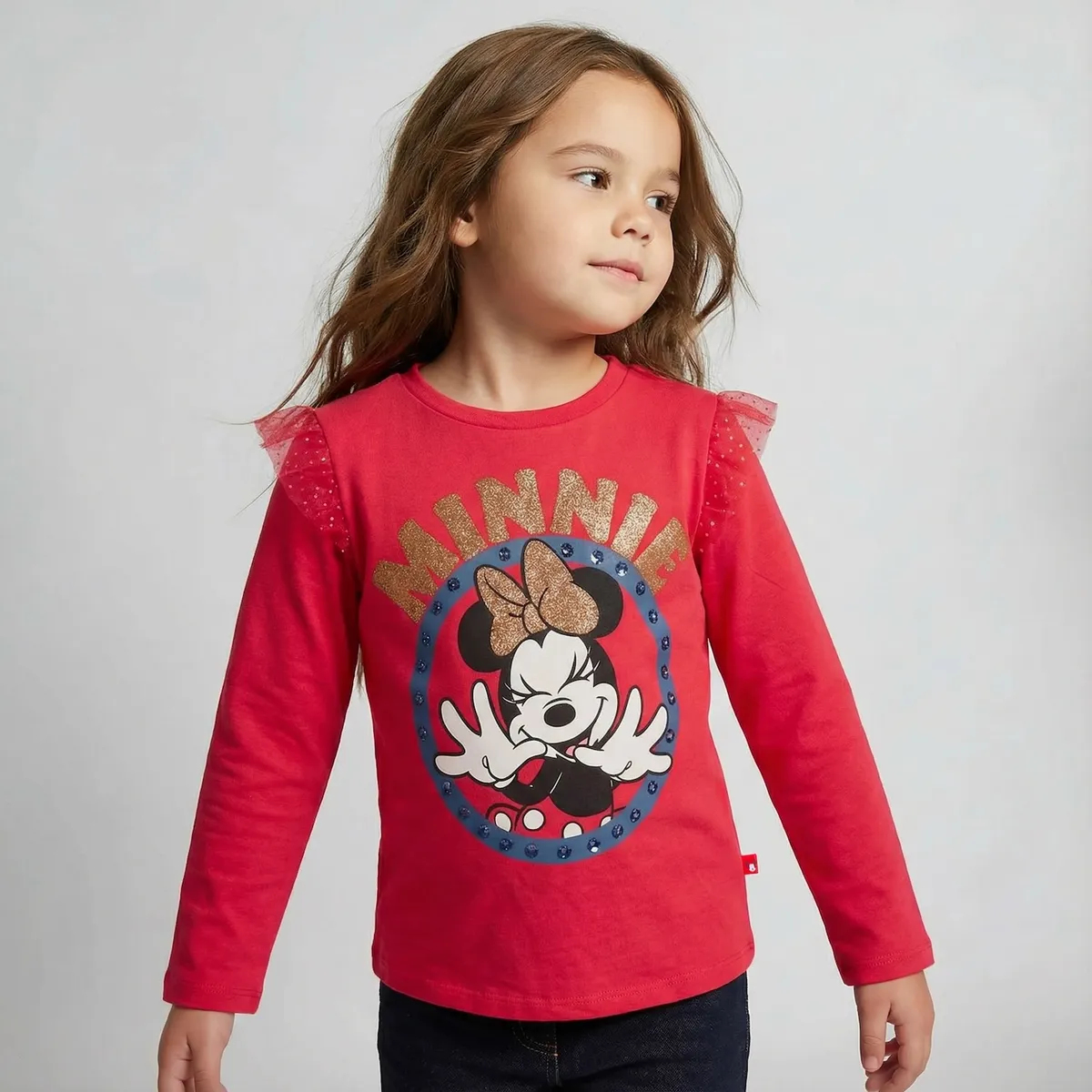 MINNIE - Polera Niña Algodón Minnie