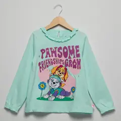 PAW PATROL - Polera Niña Algodón
