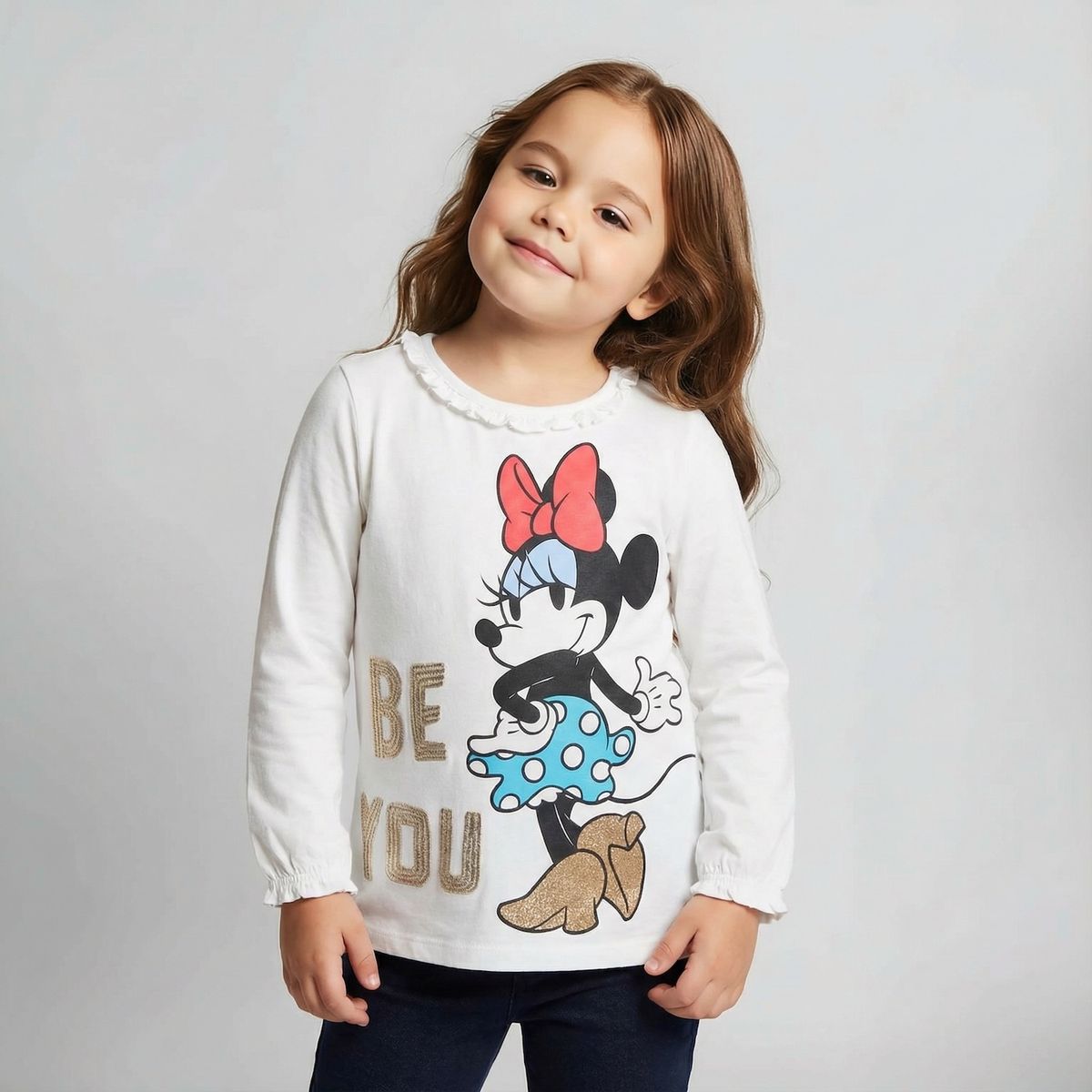 MINNIE - Polera Niña Algodón Minnie