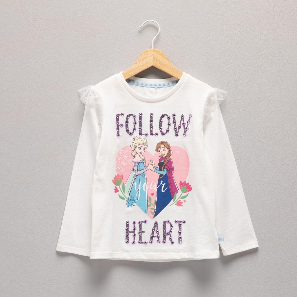 FROZEN - Polera Niña Algodón Frozen