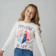 FROZEN - Polera Niña Algodón
