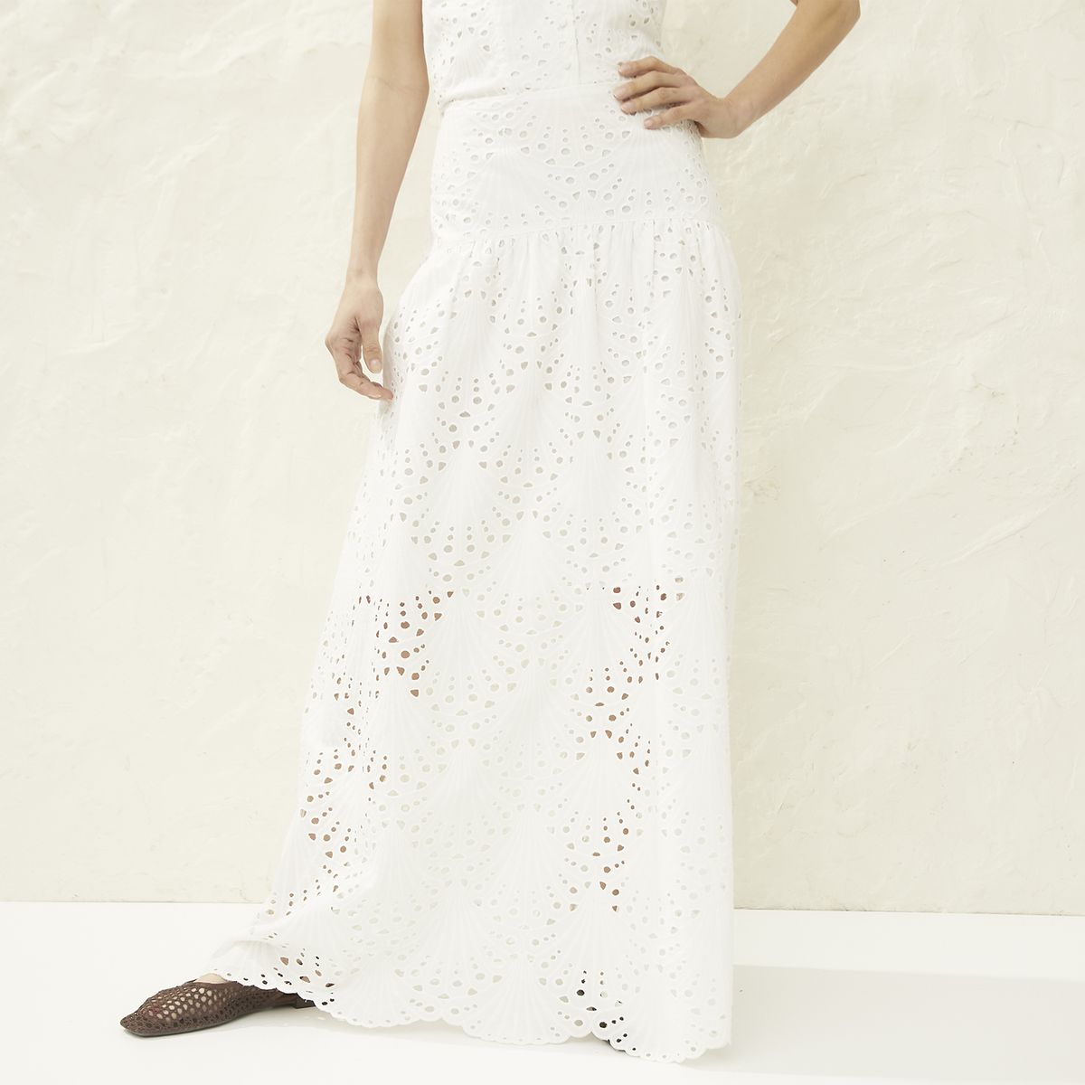 APOLOGY - Falda Midi Algodón Mujer Apology