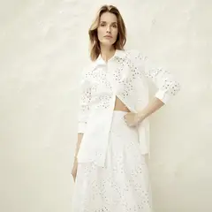 APOLOGY - Blusa Manga Larga Algodón Mujer