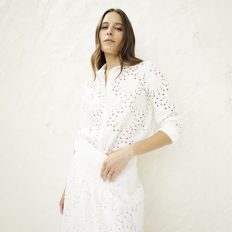 APOLOGY - Blusa Manga Larga Algodón Mujer Apology