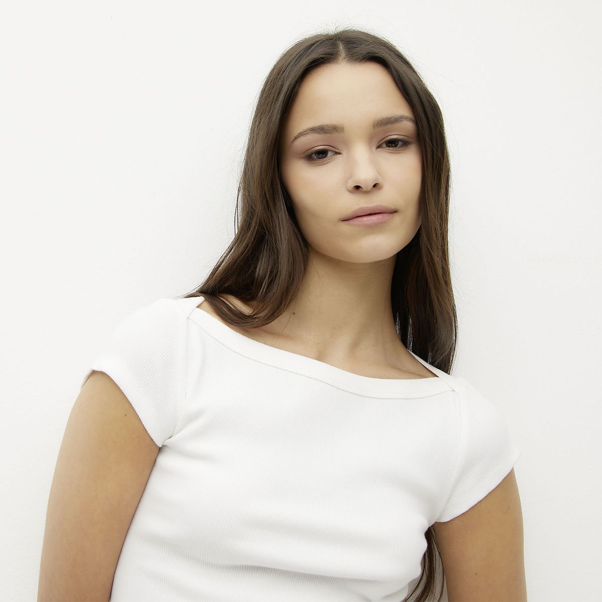 SYBILLA - Polera Manga Corta Algodón Mujer Sybilla