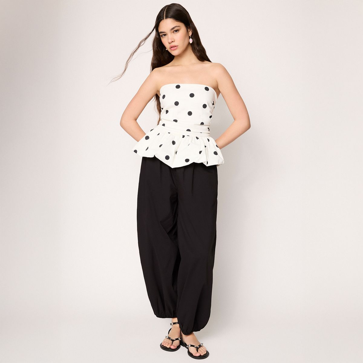 SYBILLA - Pantalon Mujer Algodón Sybilla