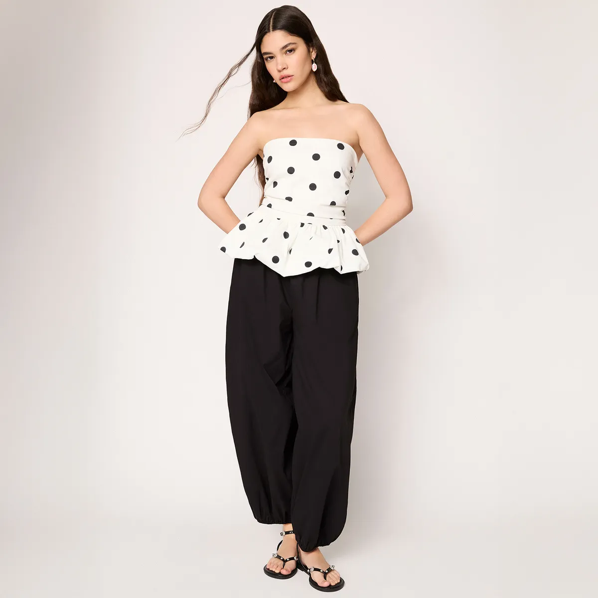 SYBILLA - Pantalon Mujer Algodón Sybilla