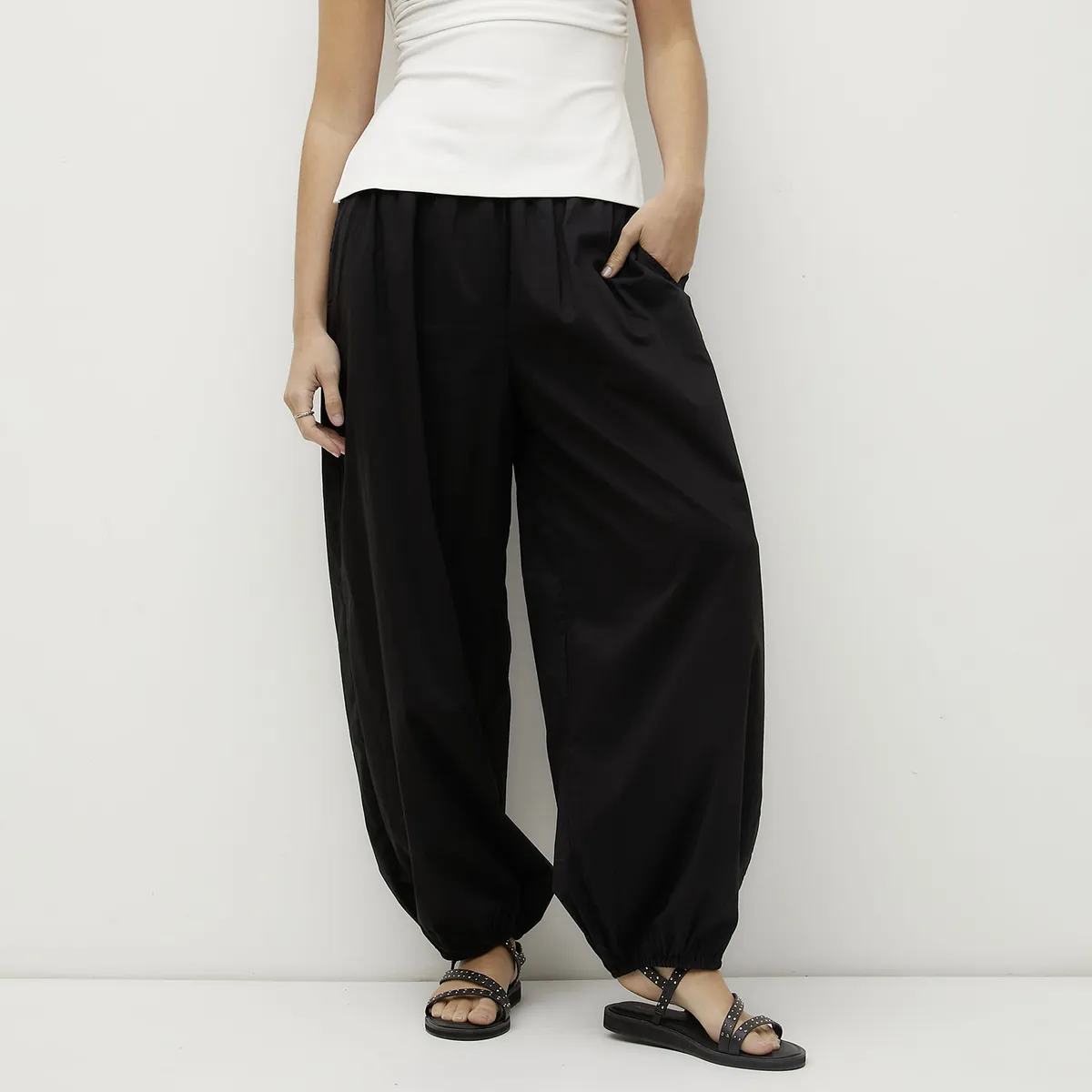 SYBILLA - Pantalon Mujer Algodón Sybilla