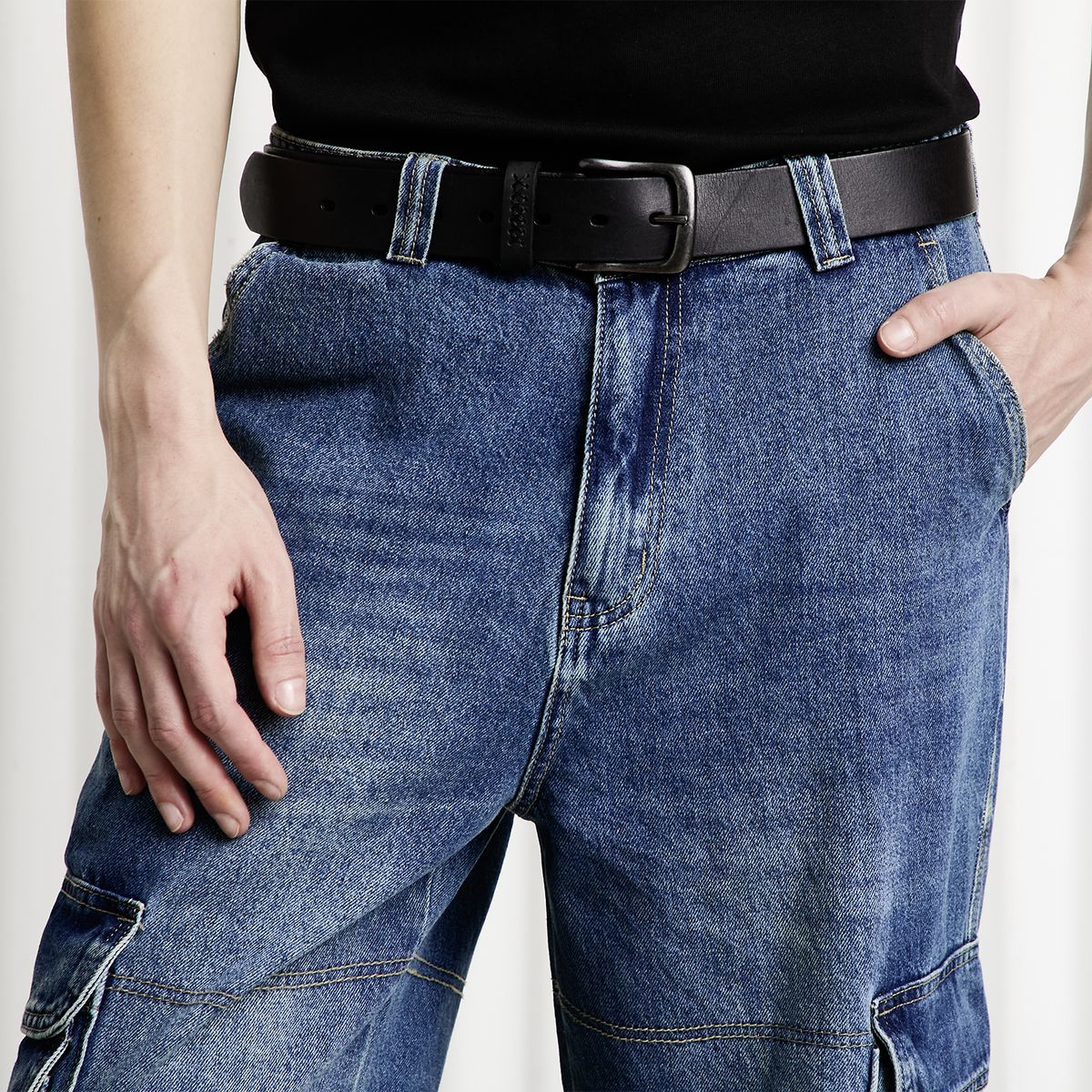 AMERICANINO - Cinturón Cuero Hombre Americanino