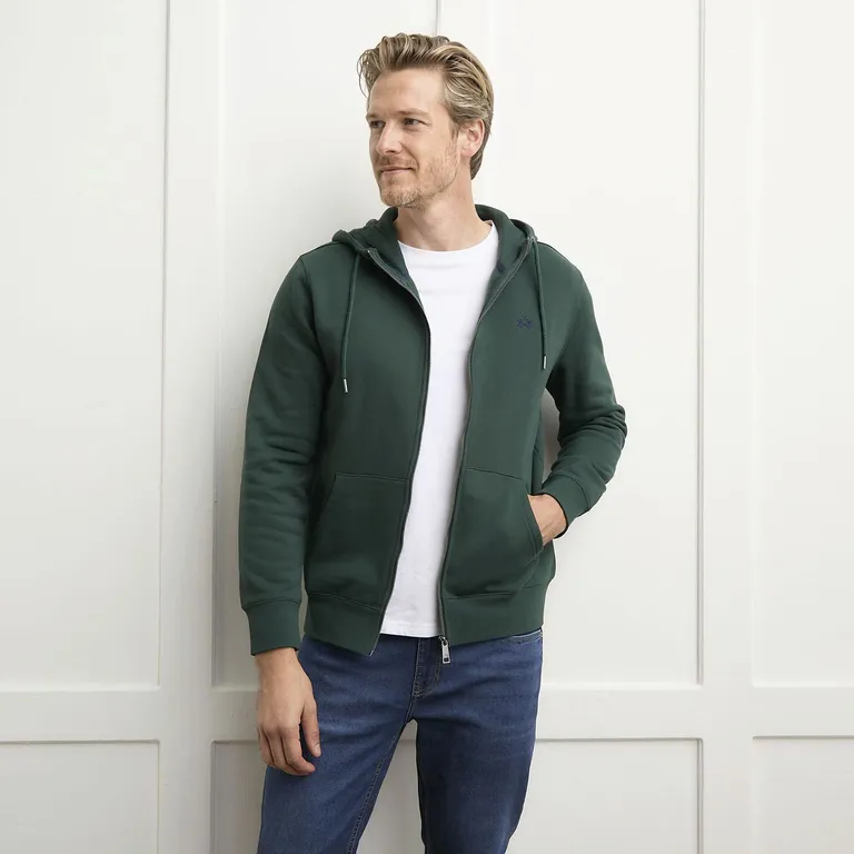 Polerón Full Zipper Hombre