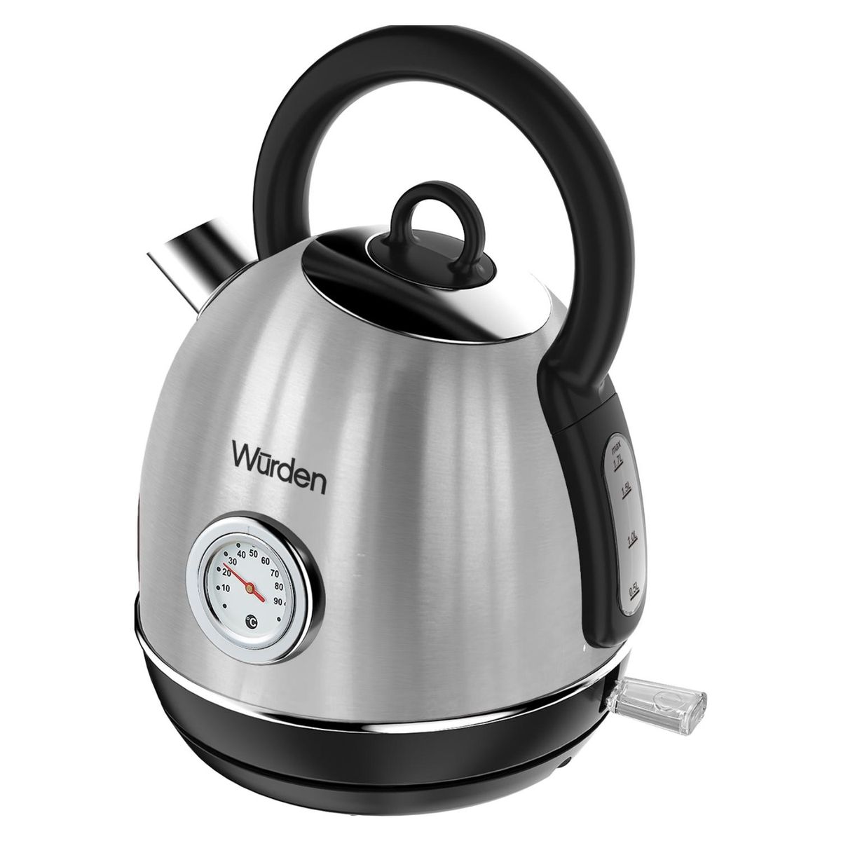 WURDEN - Hervidor Eléctrico 1.7 Lts Acero Inoxidable Wurden