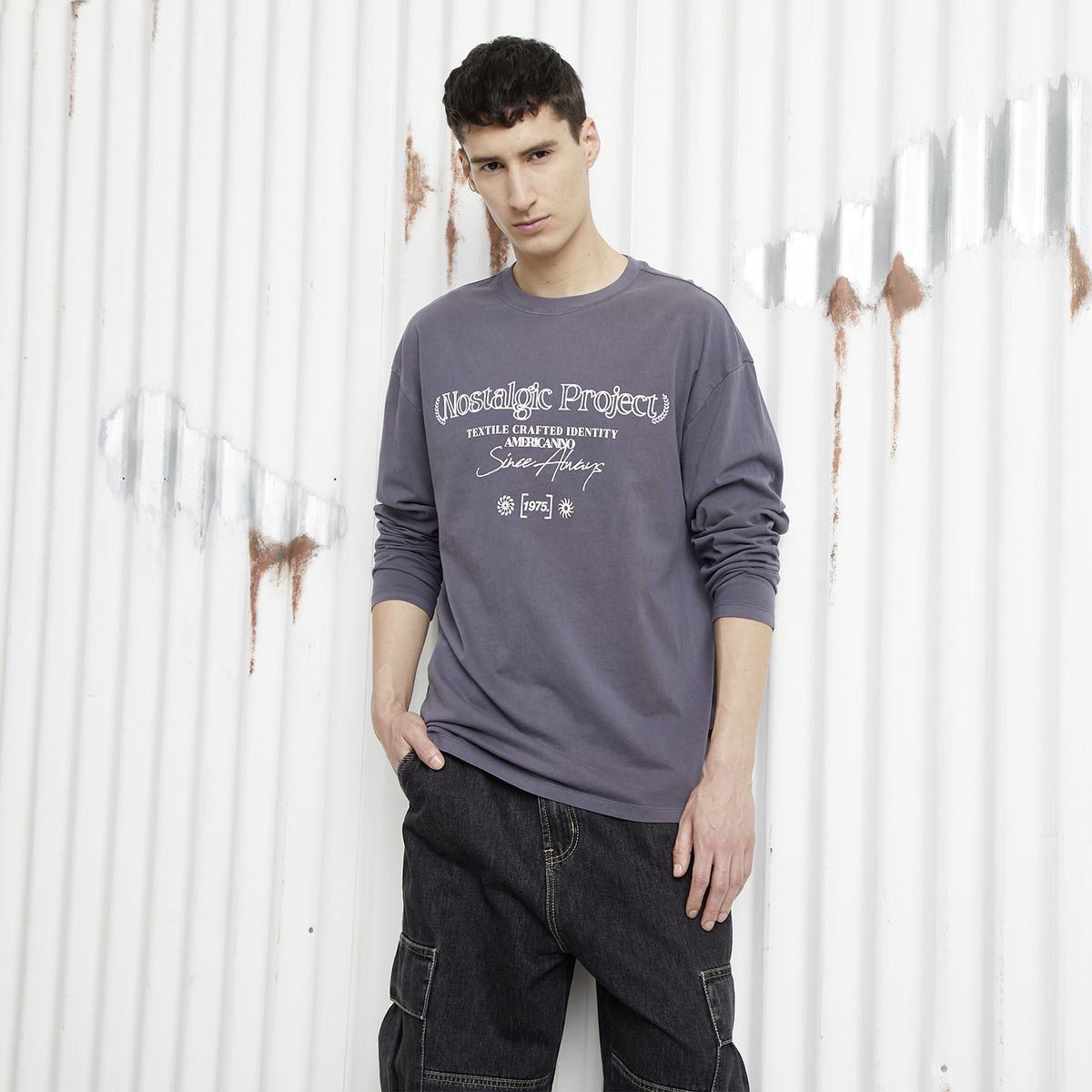 AMERICANINO - Polera Manga Larga Hombre Americanino