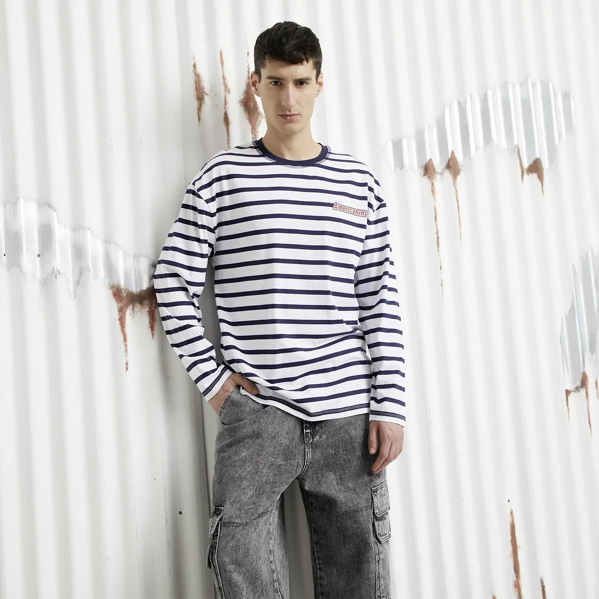 AMERICANINO - Polera Manga Larga Hombre Americanino