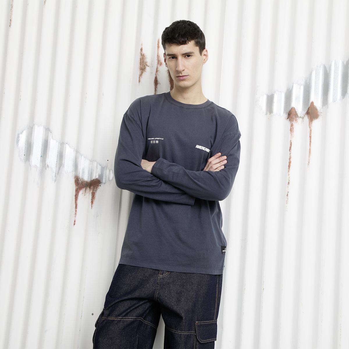 AMERICANINO - Polera Manga Larga Hombre Americanino