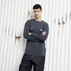 AMERICANINO - Polera Manga Larga Hombre