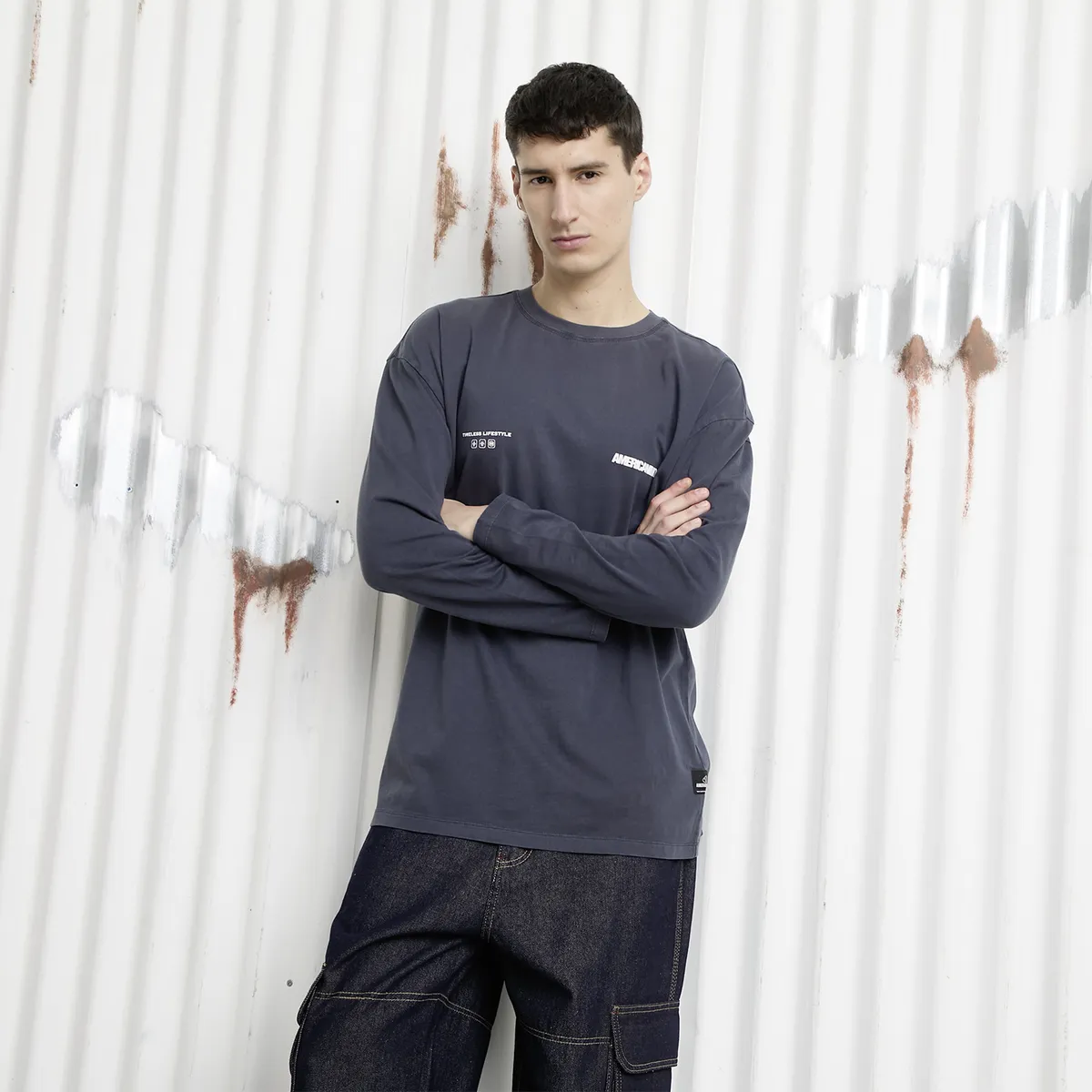 AMERICANINO - Polera Manga Larga Hombre Americanino