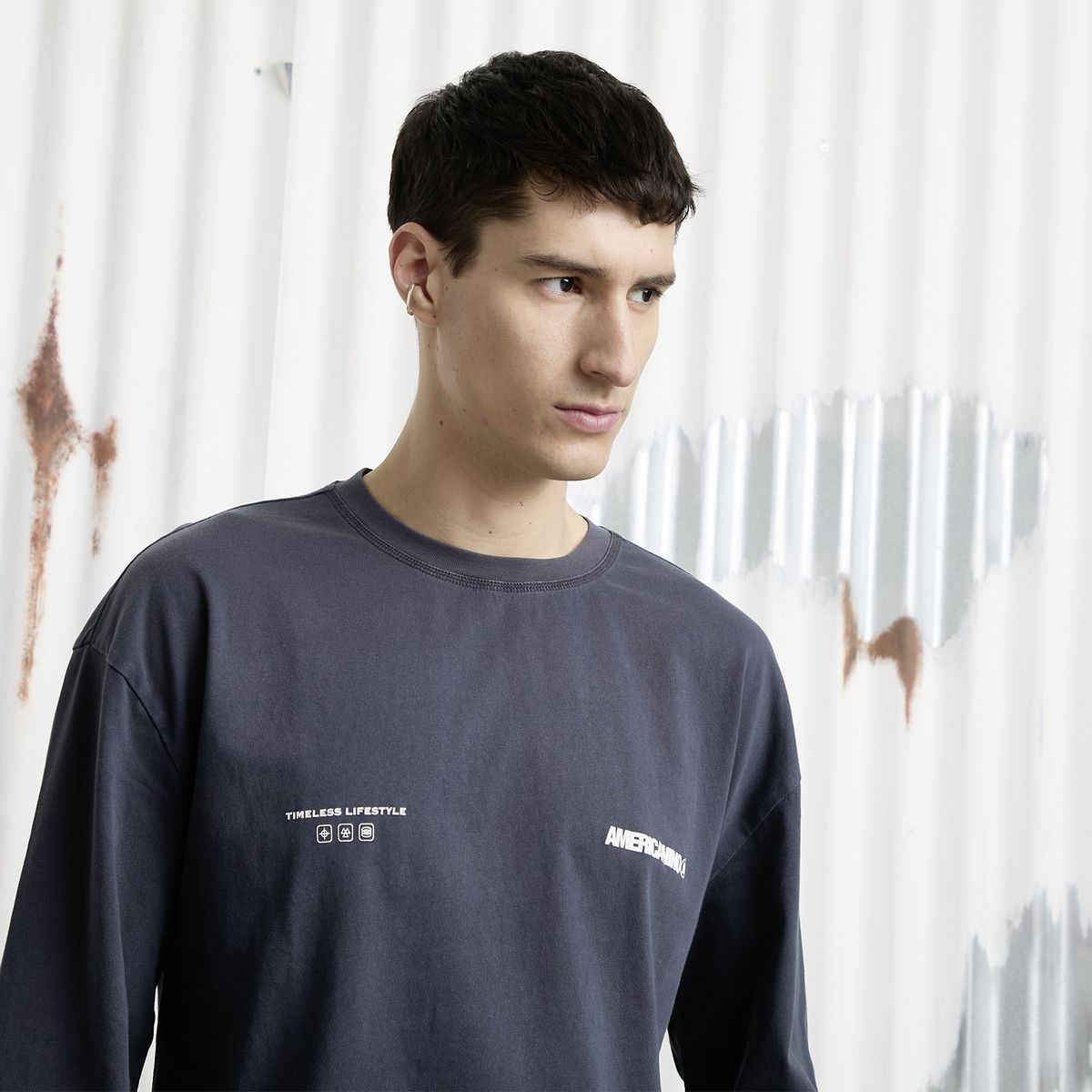 AMERICANINO - Polera Manga Larga Hombre Americanino