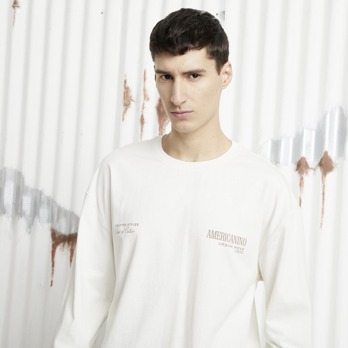 AMERICANINO - Polera Manga Larga Hombre Americanino