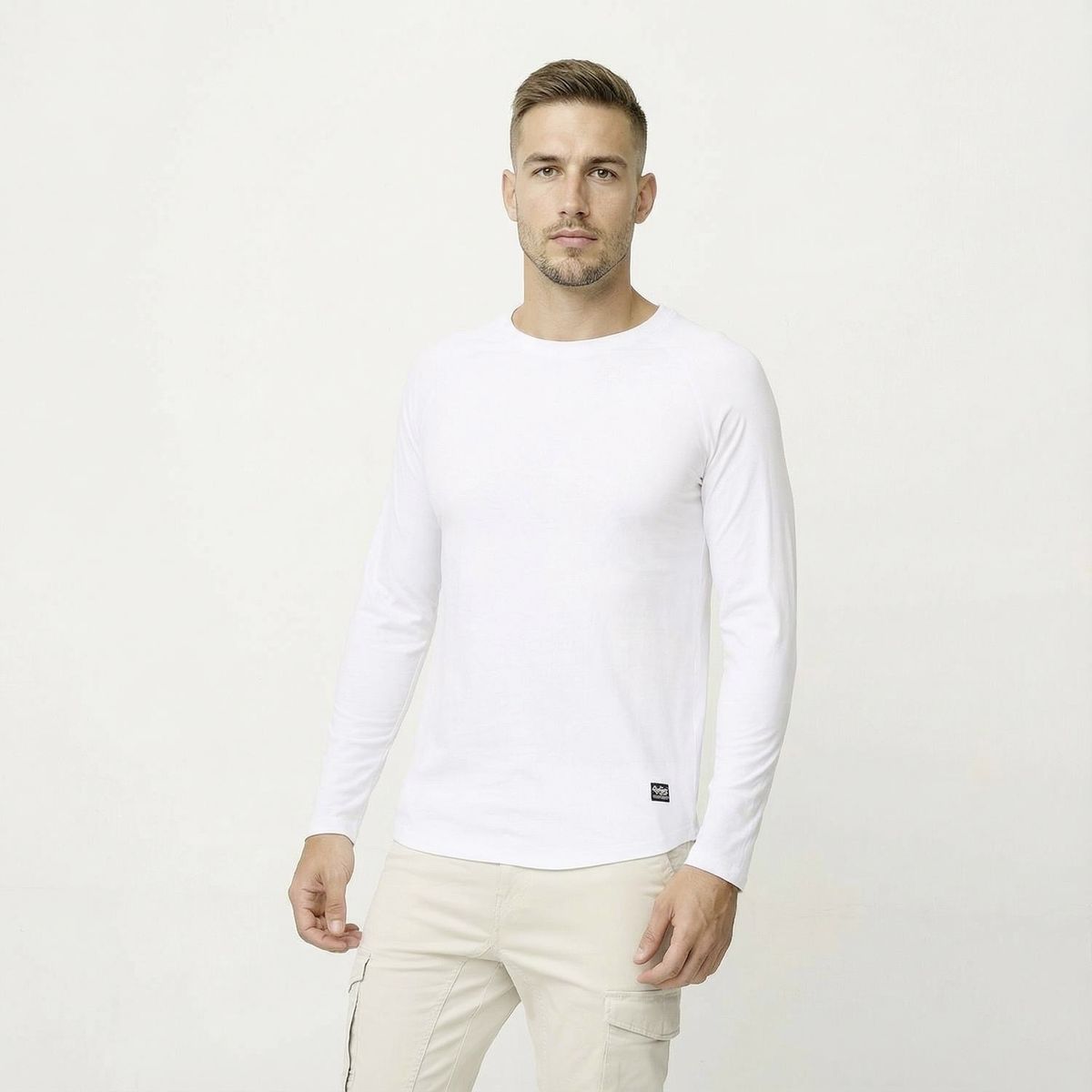 MOSSIMO - Polera Manga Larga Hombre Mossimo