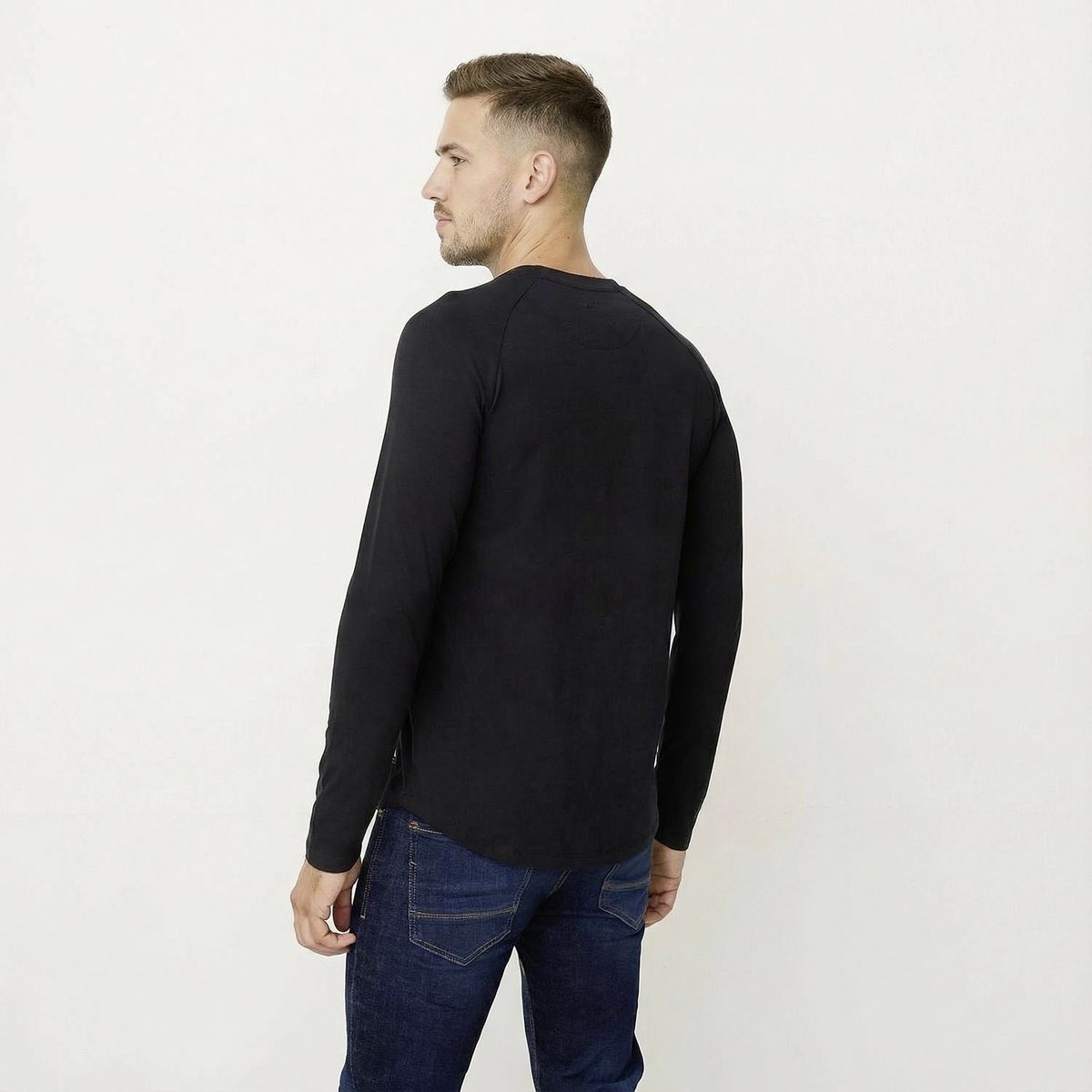 MOSSIMO - Polera Manga Larga Hombre Mossimo