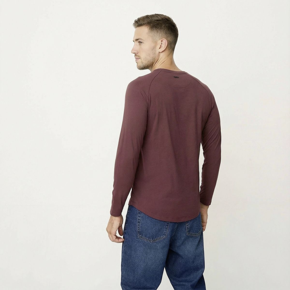 MOSSIMO - Polera Manga Larga Hombre Mossimo