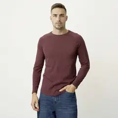 MOSSIMO - Polera Manga Larga Hombre