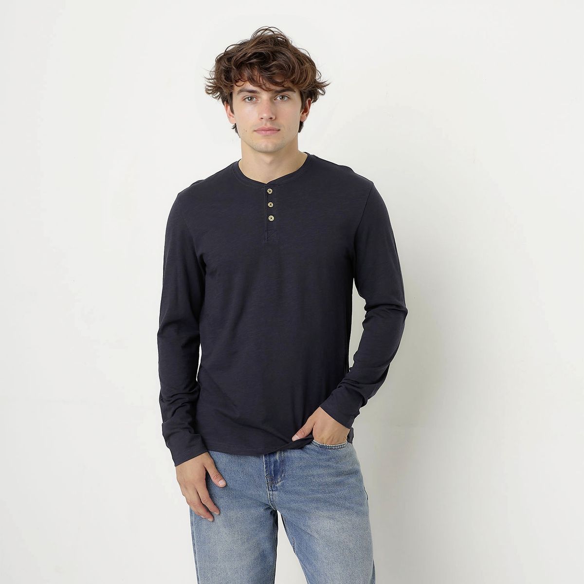BEARCLIFF - Polera Manga Larga Hombre Bearcliff