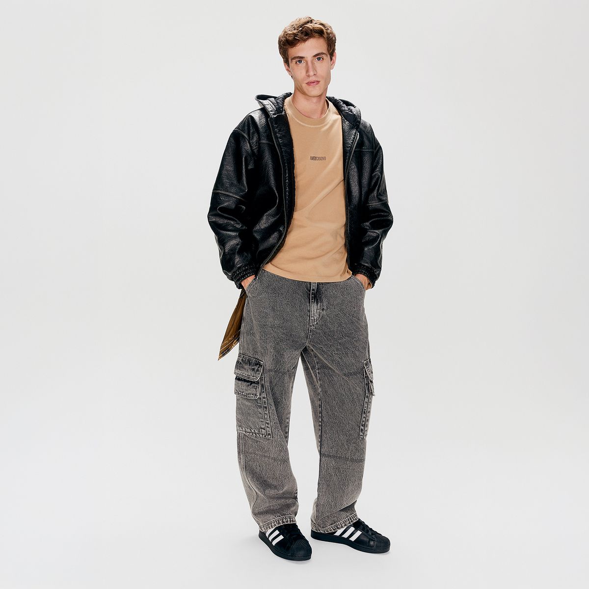 AMERICANINO - Jeans Baggy Cargo Hombre Americanino