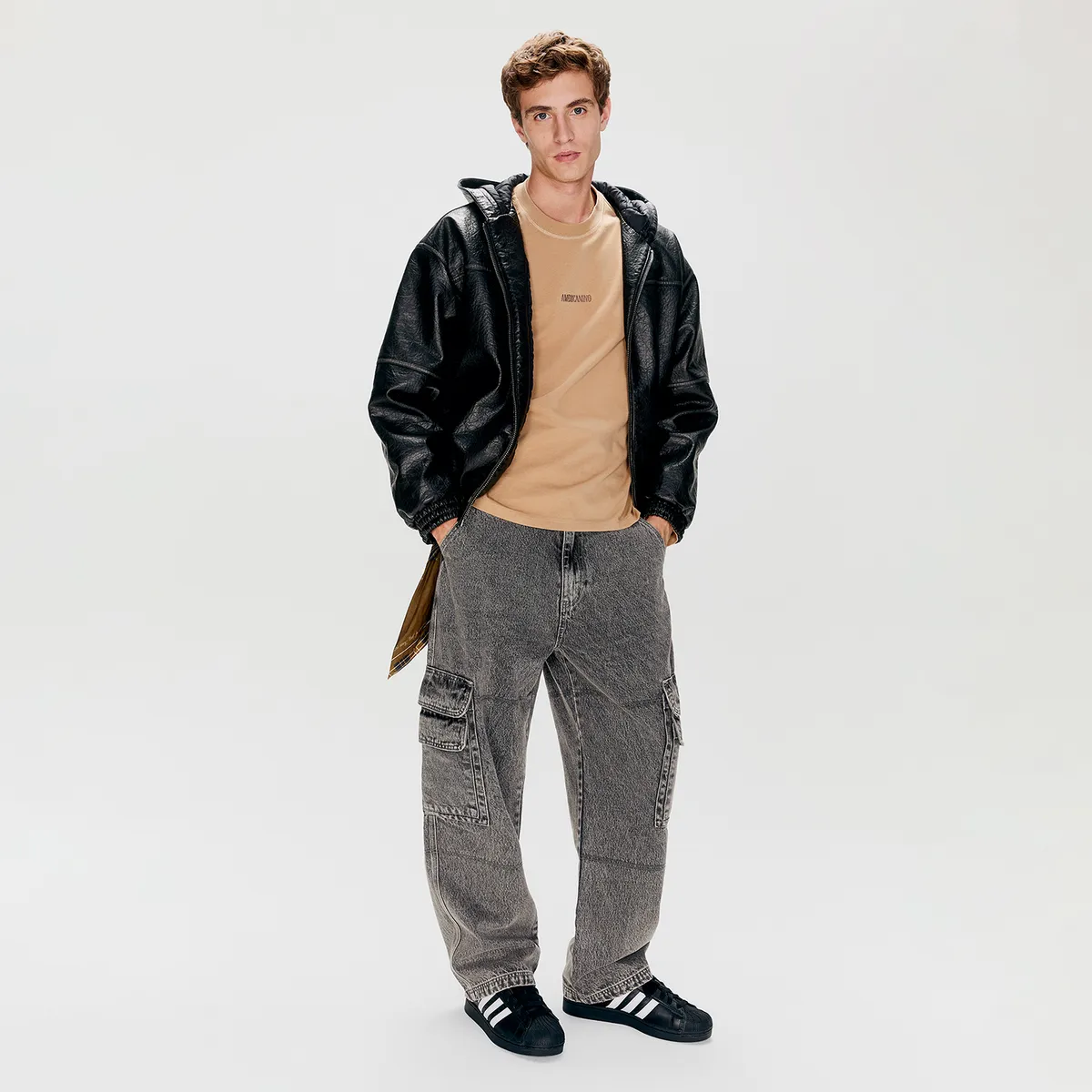 AMERICANINO - Jeans Baggy Cargo Hombre Americanino