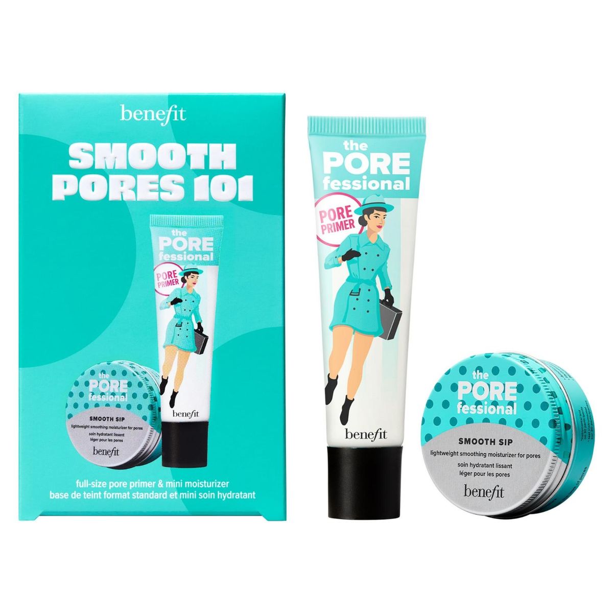 BENEFIT - Kit Smooth Pores 101: Primer y Crema Hidratante Benefit
