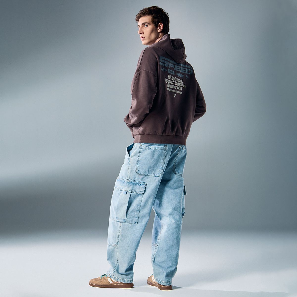 AMERICANINO - Jeans Baggy Cargo Hombre Americanino
