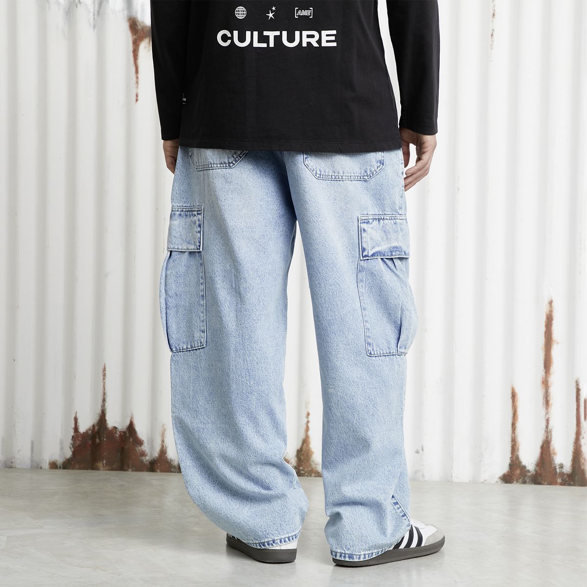 AMERICANINO - Jeans Baggy Hombre Americanino