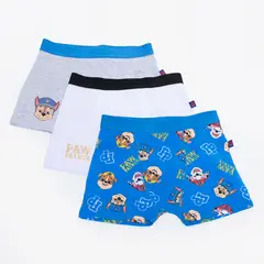 PAW PATROL - Pack 3 Boxer Algodón Niño
