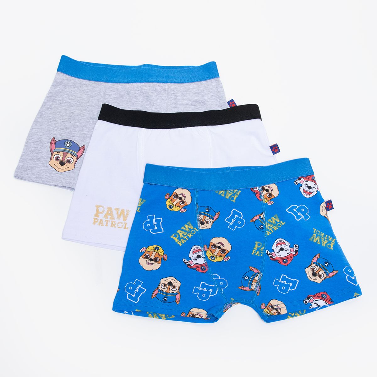 PAW PATROL - Pack 3 Boxer Algodón Niño Paw Patrol