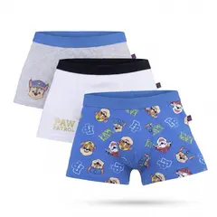 PAW PATROL - Pack 3 Boxer Algodón Niño