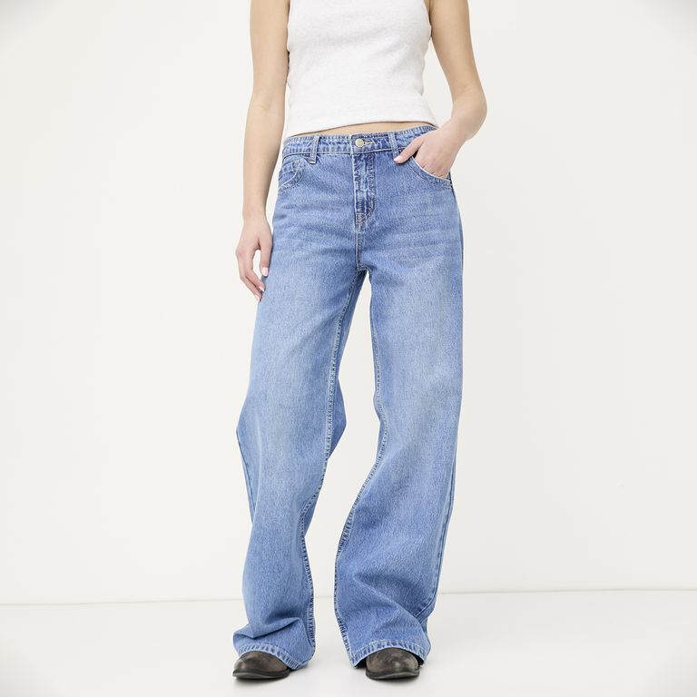 Jeans Wide Leg Mujer