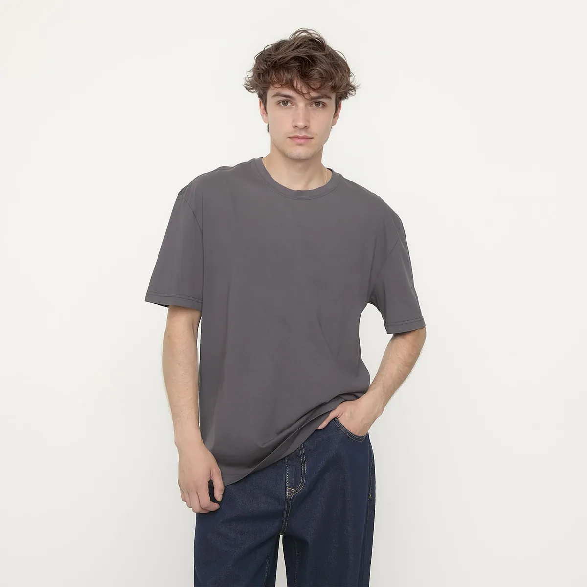 BEARCLIFF - Polera Bearcliff Manga Corta Relaxed Fit Hombre Algodón