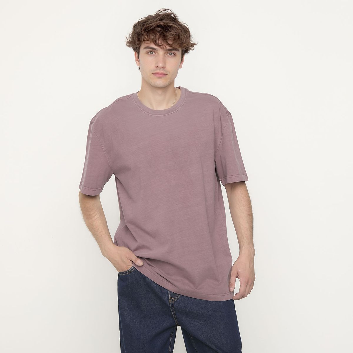 BEARCLIFF - Polera Bearcliff Manga Corta Relaxed Fit Hombre Algodón