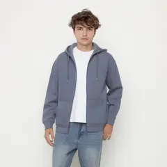 BEARCLIFF - Polerón Canguro Relaxed Fit Hombre Algodón