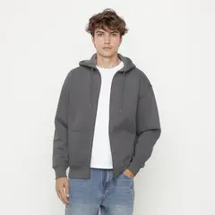 BEARCLIFF - Polerón Canguro Relaxed Fit Hombre Algodón