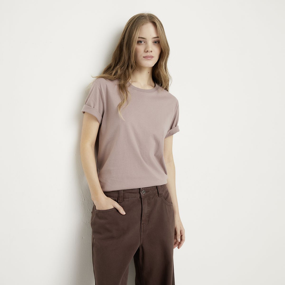 SYBILLA - Polera Mujer Algodón Sybilla