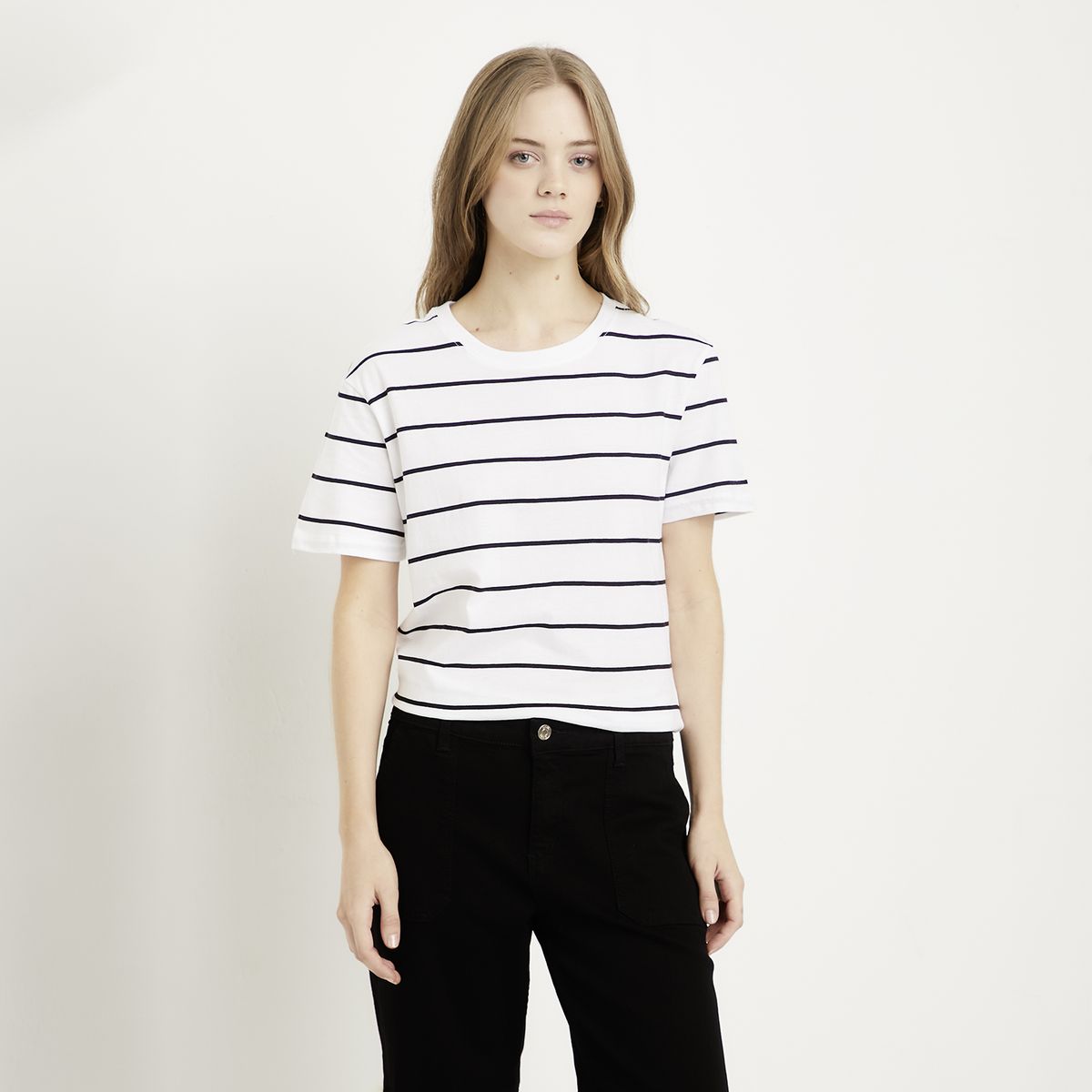 SYBILLA - Polera Mujer Algodón Sybilla