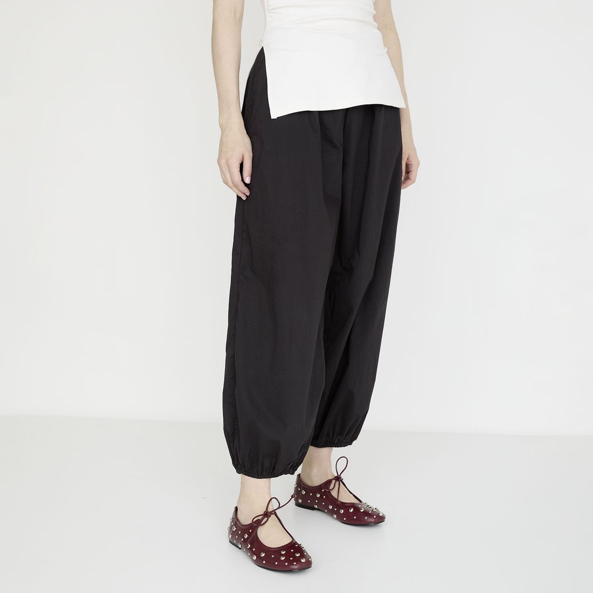 SYBILLA - Ballerina Ballet Sneakers Mujer Burdeo Sybilla