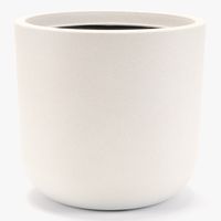 Maceta Beige Polyresin 28 Cm