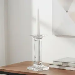 BASEMENT HOME - Candelabro Vidrio Recto 18.5X9cm