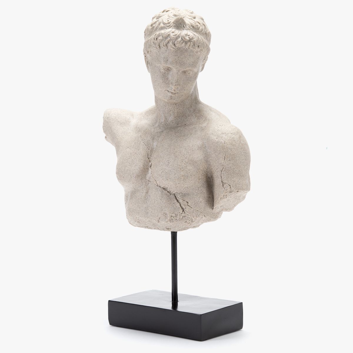 BASEMENT HOME - Escultura Apolo De Piedra 30X54X17 Cm Figura Adorno Decoración Basement Home
