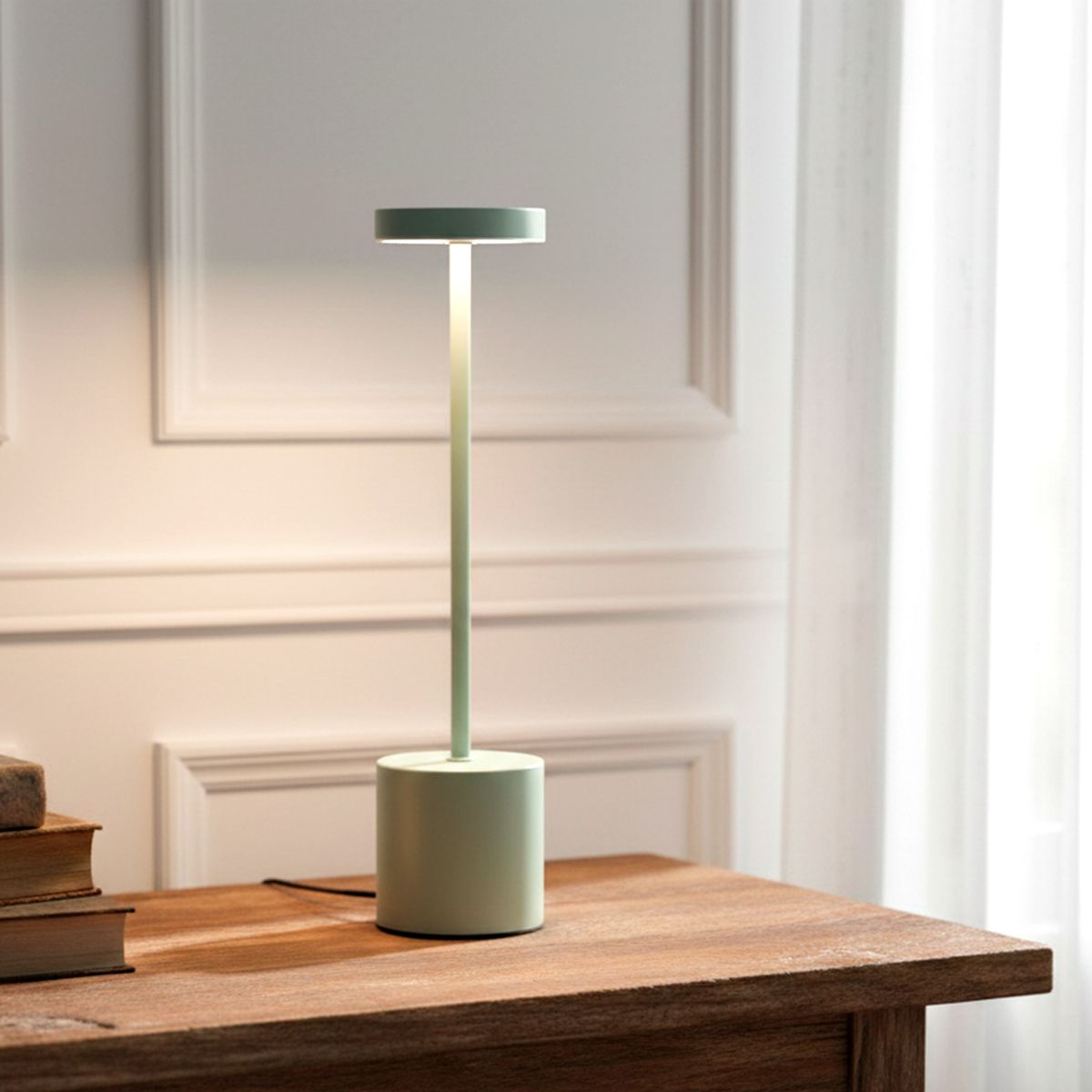 ROBERTA ALLEN - Lámpara de mesa velador 34X8 cm Recargable Usb-c Roberta Allen